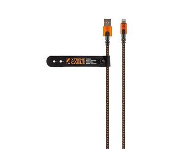 CABLE USB-A A LIGHTNING 1.5M NEGRO/NARANJA XTORM