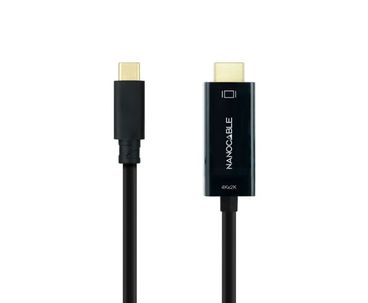 CONVERSOR USB-C A HDMI 1.4 4K 3M NEGRO NANOCABLE