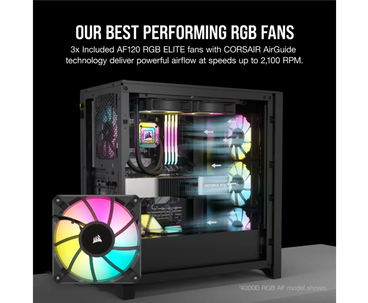 CAJA SEMITORRE ATX 5000D RGB AIRFLOW TG BLACK CORSAIR