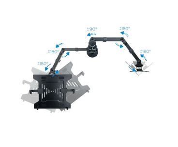 SOPORTE MESA 1 PANTALLA/PORTATIL 13"-32" TOOQ