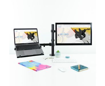 SOPORTE MESA 1 PANTALLA/PORTATIL 13"-32" TOOQ